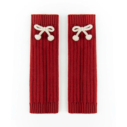 Girls Cozy Knit Sock Covers - Korean Style Leg Warmers