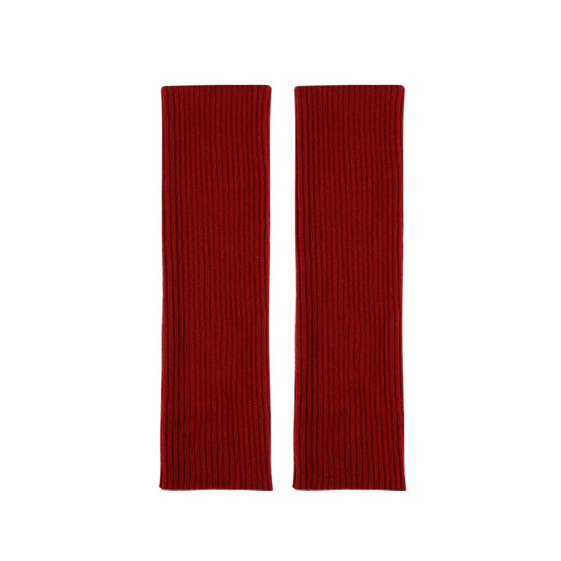 Girls Knit Leg Warmers - Cozy Ribbed Sock Covers, Kids & Adult