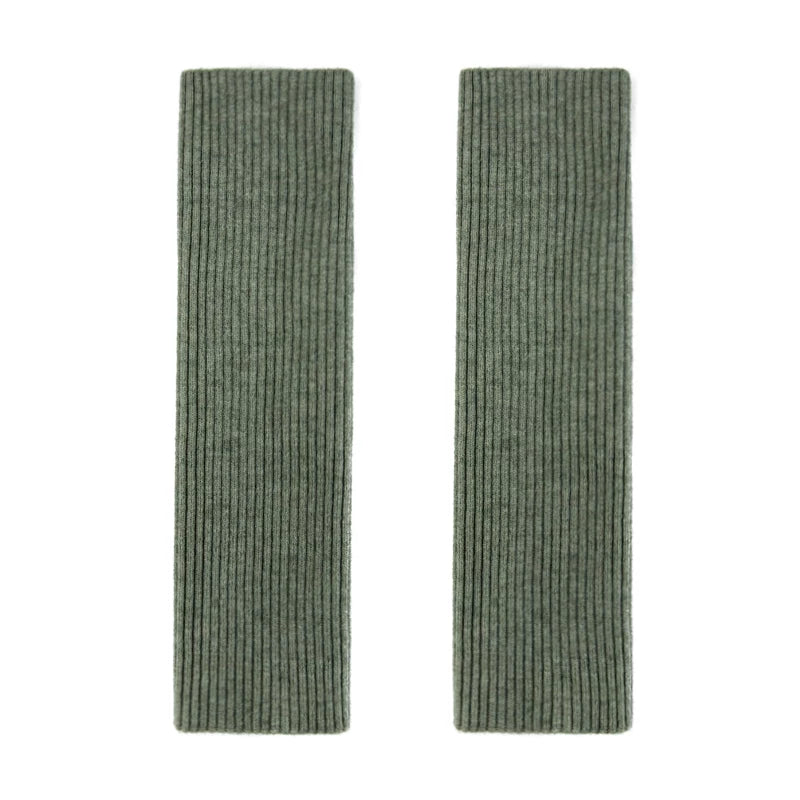 Girls Knit Leg Warmers - Cozy Ribbed Sock Covers, Kids & Adult