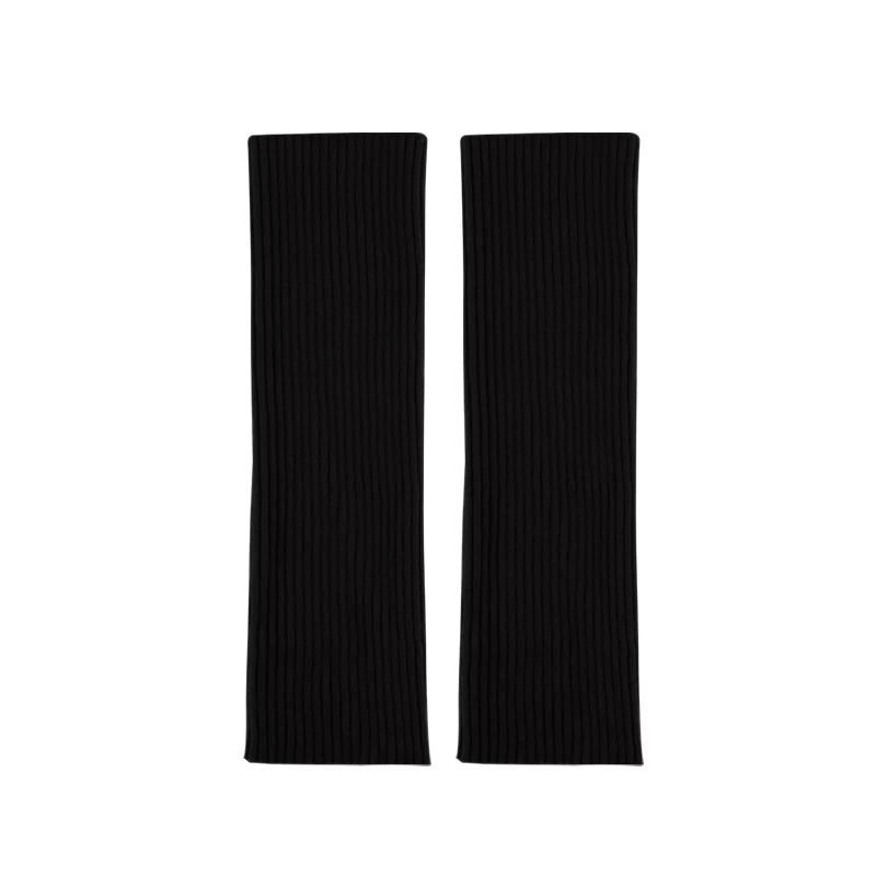 Girls Knit Leg Warmers - Cozy Ribbed Sock Covers, Kids & Adult