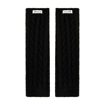 Kids Ribbed Leg-Warmer Socks - Cosy Over-Knee Knit Sock Covers