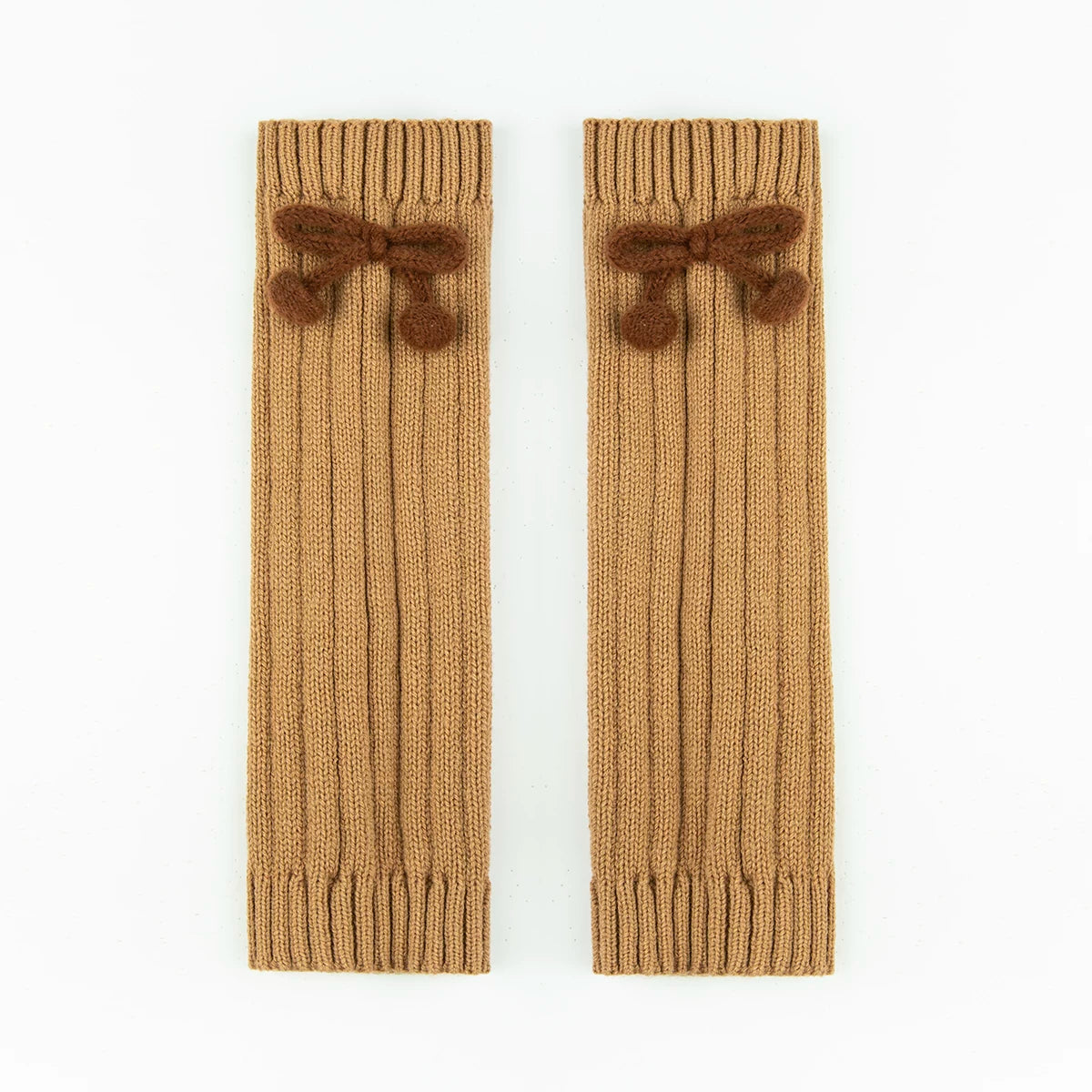 Girls Cozy Knit Sock Covers - Korean Style Leg Warmers