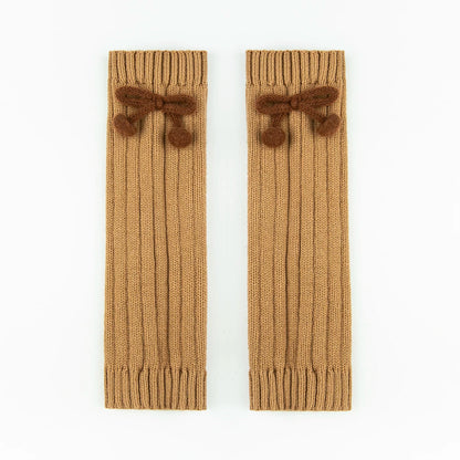 Girls Cozy Knit Sock Covers - Korean Style Leg Warmers