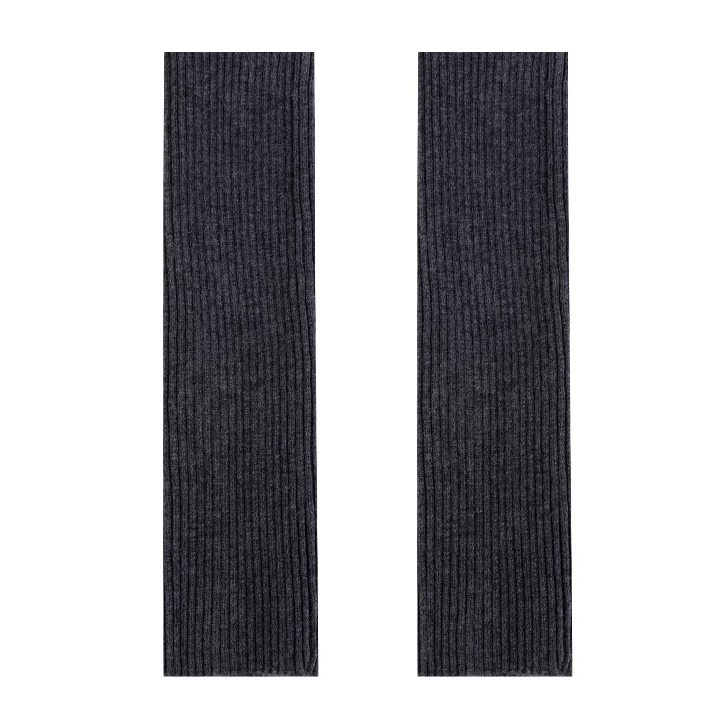 Girls Knit Leg Warmers - Cozy Ribbed Sock Covers, Kids & Adult