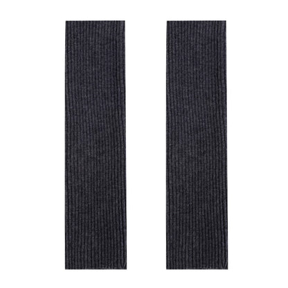 Girls Knit Leg Warmers - Cozy Ribbed Sock Covers, Kids & Adult