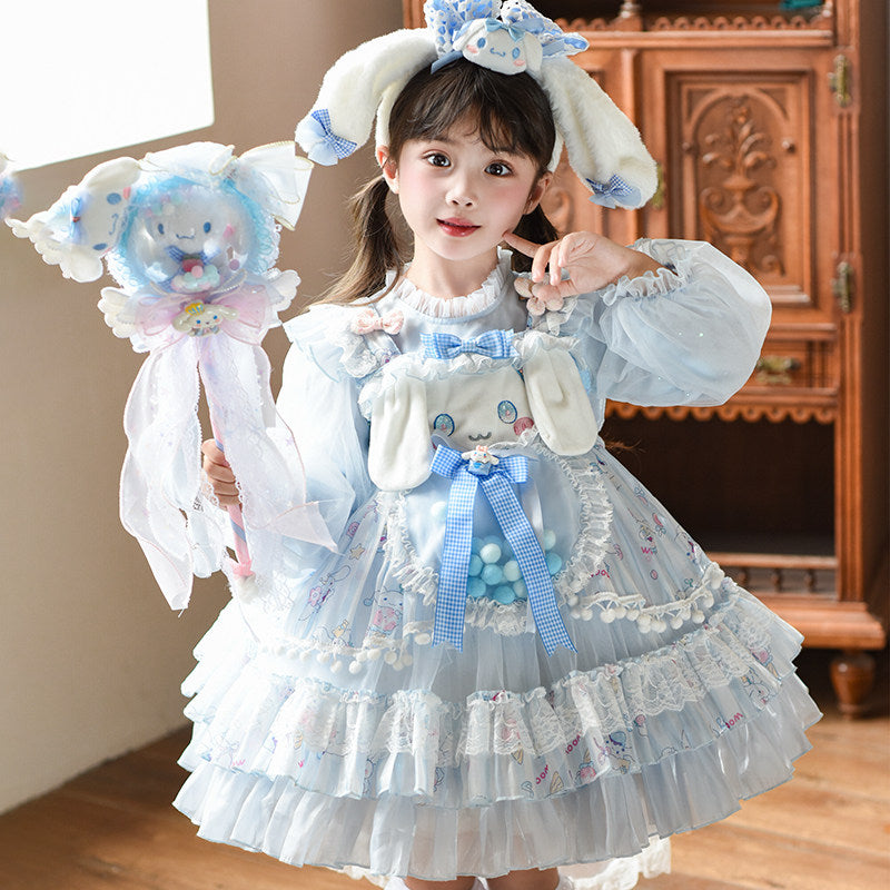 Girls Puffy Tutu Party Dress - Princess Birthday Twirl Gown