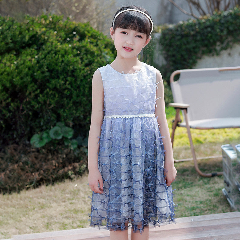 Girls Layered Cake Skirt Dress - Summer Cotton Twirl Dress